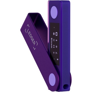 Ledger Nano X (Amethystviolett) — Sichern und verwalten Sie Ihre Krypto und NFTs unterwegs mit unserer Bluetooth®-fähigen Hardware-Wallet.