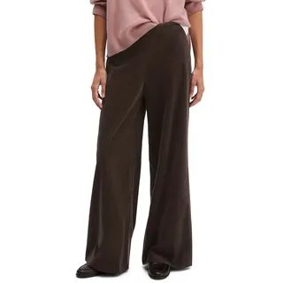 Marc OPolo Samthose Model Margo wide aus Organic Cotton-Stretch, braun