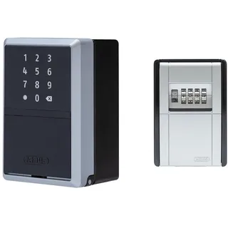 ABUS smarte Schlüsselbox KEYGARAGE One & KeyGarage 787 - Schlüsselbox zur Wandmontage - für Schlüssel oder kleine Wertgegenstände - 46331 - Schwarz-Silber