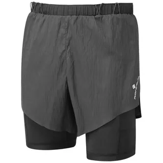 Ronhill Tech Race Twin Kurze Hose - All Black - M