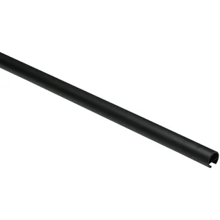 GARDINIA Vorhangstange Memphis 1-läufig Ø 16 mm 160 cm Schwarz