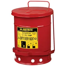 Justrite 900 Öl-Entsorgungsbehälter 30.2cm x 40.3cm Rot