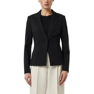 COMMA Taillierter Blazer aus weichem Jersey mit Reißverschlusstaschen
