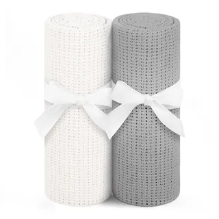 HAGOT 100x75 cm Babydecke, Baby Decke Neugeborenen, Kuscheldecke Geschenk, für Junge Mädchen, für Krabbeldecke Kinderbett Kinderwagen Baby Bettwäsche