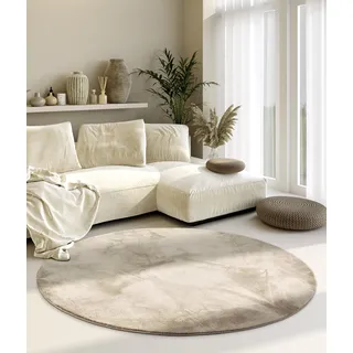 Villeroy & Boch Leon Hochflorteppich Ø 200 cm Creme