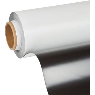Magnetfolie zum Bedrucken, weiß 0.35 mm | 1270 mm | 30 m, Ferrit|PVC