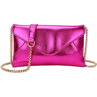 Trisapu Abend-Clutch-Geldbörse für Damen, Umschlag-Clutches, Crossbody-Tasche, Hochzeit, Abschlussball, Party, Nacht, glänzend, kleine Schulterhandtasche, Rose