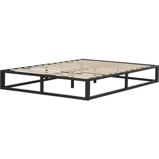 Habitat et Jardin Garten Lattenrost Schwarz 160 x 200 cm