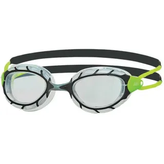 Zoggs Predator Schwimmbrille - Black Green / Clear - Normal