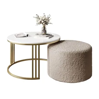 lookway Lori Gold/Weiß 70 x 49 x 70 cm
