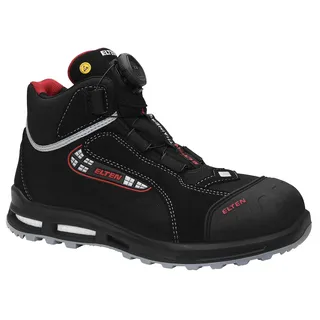 ELTEN Sicherheitsschnürstiefel SANDER XXT Pro BOA ESD S3S, Sicherheitsschuhe für Herren, leicht, Kunststoffkappe (leichter als Stahlkappe), Obermaterial: Textil, Innenfutter: Textil (atmungsaktiv), Gr. 43