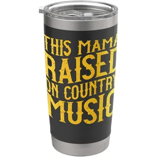 Diese Mama ist mit Country-Musik und westlichen Country-Songs aufgewachsen Doppelwandiger Edelstahl-Thermobecher