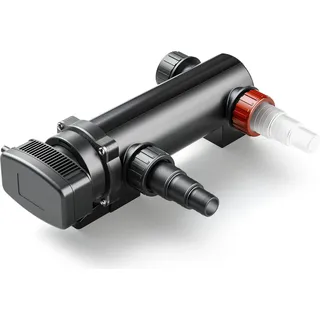 SunSun CUV-318 Teichklärer 3000 l/h / 18 W UVC Vorklärgerät für Teichfilter & Teichpumpe Wasserklärer mit UV-Lampe Lichtfilter zur Algenbekämpfung