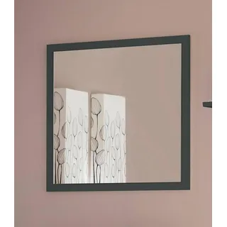 Dmora - Spiegel Rino, Badezimmerspiegel, 100 % Made in Italy, 60 x 2 x 60 cm, glänzendes Anthrazit