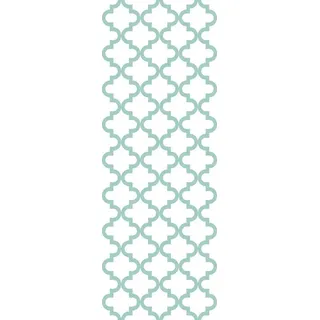 Queence Vinyltapete »Quek - türkis« Farbverlauf abstrakt bedruckt gemustert glatt 90x250cm, selbstklebend, kinderleichte Anbringung,, Sticker, grün