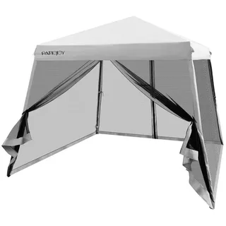 Costway Pop Up Pavillon 3 x 3 m Grau