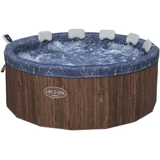 Bestway Whirlpool LAY-Z-SPA Toronto AirJet mit App Steuerung für 7 Personen 6001W - Braun