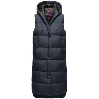 Steppweste MARIKOO "Marikoo Sayorii Damen Winter Weste B967", Damen, Gr. M, blau (navy), Obermaterial: 100% Polyester PES., Westen Steppweste