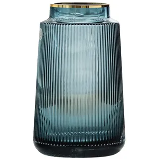 Fenteer Kristall Glas Vase Hoch Verdickt, Geometrische Tischvase,Kleine Vasen für Tischdeko,Hochzeitsdeko Blume Anordnung Hause Hochzeit Decor