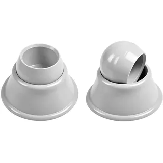 SIGANDG Poolleiter Gummipuffer,Gelenkfuss für Edelstahl Leiter Holm Ø 43 mm