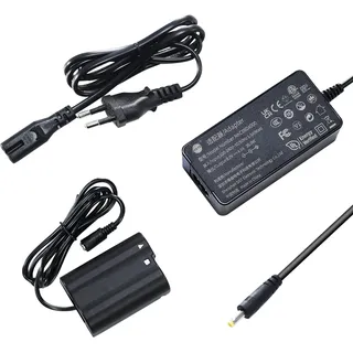 DSTE EH-5 AC Netzteil EP-5B Dummy-Akku Kit Kompatibel für Nikon EN-EL15,1 V1,D7200,D7100,D750,D600,D7000,D800E,D810A Digital SLR Kamera,Battery Grip MB-D11,MB-D12,MB-D15,MB-D17