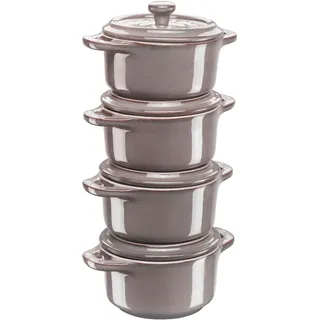 Staub Cocotte Topf-Set 4-tlg. Mini Cocotte + Cocotte