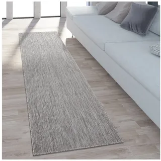Bruno Banani Teppich »Venezia« rechteckig 4 mm Höhe In- und Outdoor geeignet, Sisal-Optik, Wetterfest & UV-beständig, grau