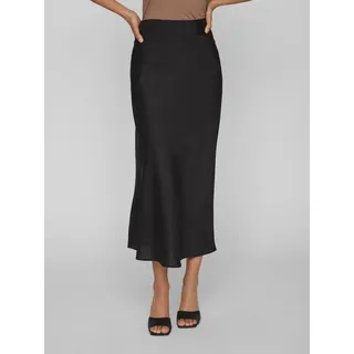 VILA »VIELLETTE HW LONG SKIRT - NOOS«, schwarz
