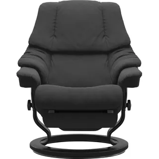 Stressless Relaxsessel Reno Leder 79 x 98 x 78 cm grau elektrisch