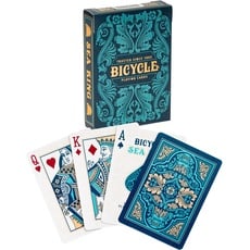 Bicycle Creatives Spielkarten – Bicycle Sea King/ Hochwertiges Design Kartenspiel/ Für Sammler und Design-Fans/ Edles Kartendeck mit Ornamenten/ Geschenkidee