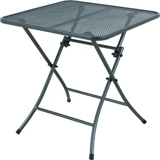 Royal Garden Cafe latte Klapptisch 70x70 cm iron grey