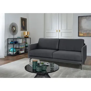 creation by rolf benz 2-Sitzer »CR.450, Designsofa, Loungesofa«, Armlehne sehr schmal, Alugussfüße in umbragrau, Breite 150 cm schwarz