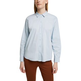 ESPRIT Collection Damen Bluse 011eo1f311, 440/Light Blue, 44