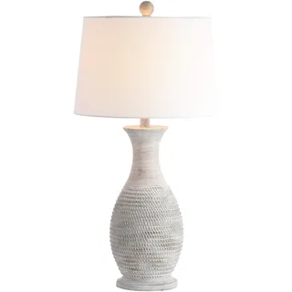 SAFAVIEH Rustikal Tischlampen - 2er Set, Grau