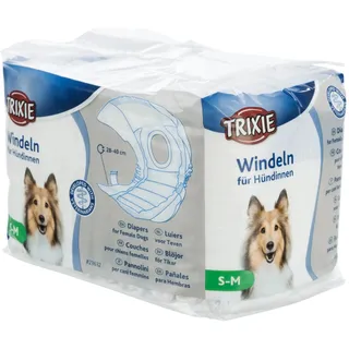 Trixie Hundewindel S-M 12 Stück Weiß