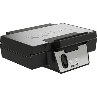 Krups FDK261 Waffeleisen Professional Edelstahl Schwarz