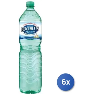 6x Multipack Rocchetta Naturale Wasser Lt 1.5
