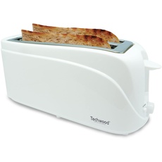 Techwood TGP-502 Toaster, 2 lange Schlitze, Weiß
