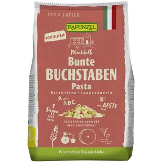 Rapunzel - bunte Buchstaben Suppennudeln Semola 500 g