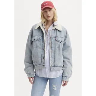 Levi's Damen, 90s Sherpa Trucker Jeansjacke Morning Sunlight L