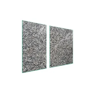 Glasplatte und Schneidebrett 100x52 GRANIT