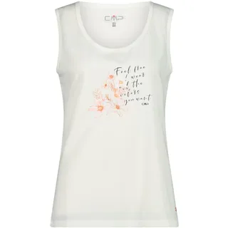 CMP Damen Canotta Da Donna Wandershirt, Off White-bitter, 48 EU