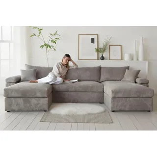 OTTO home Wohnlandschaft Polyester 2-Sitzer Beige