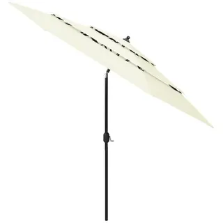 vidaXL Sonnenschirm 300 cm Beige