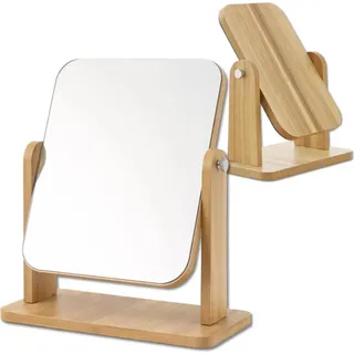 Rechteckiger Kosmetikspiegel aus Holz