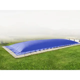 AirDeluxe® Rechteckige aufblasbare Poolplane (7m x 3m, Blau) Schwimmbad Abdeckung aus LKW Plane, Winter Poolabdeckung - Blau