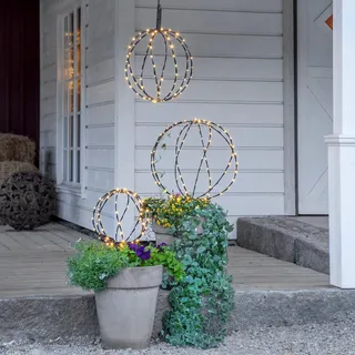 Star Trading LED-Kugel Sphere 104 LED warmweiß außen 50 schwarz