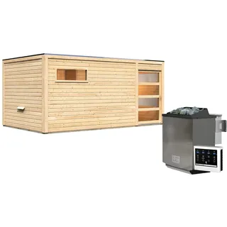 Hygge mit Vorraum inkl. 9 KW Ofen + Steuerung Easy Bio naturbelassen