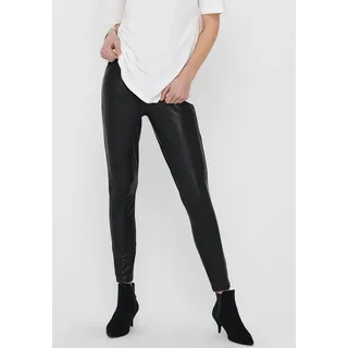 Only ONLCOOL Coated Legging Hosen Schwarz S