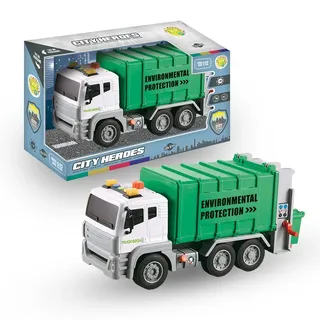Tachan Müllwagen Mit Licht Und Sound Heroes City 1:12 - Multicolor - 3-6 Jahre
